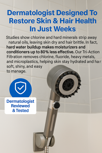 Protect your skin from chloramine damage and hard water buildup with GlowSoft