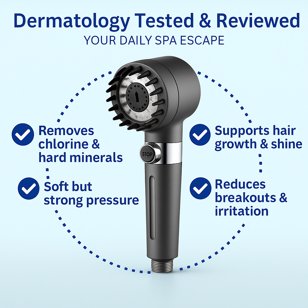 Protect your skin from chloramine damage and hard water buildup with GlowSoft